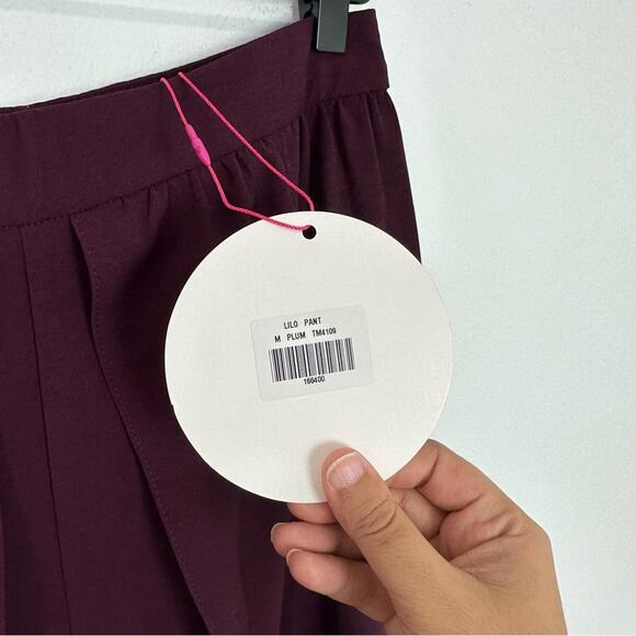 Tiger Mist Lilo Pant in Plum Split Wide Leg NWT Size medium - Picture 7 of 7